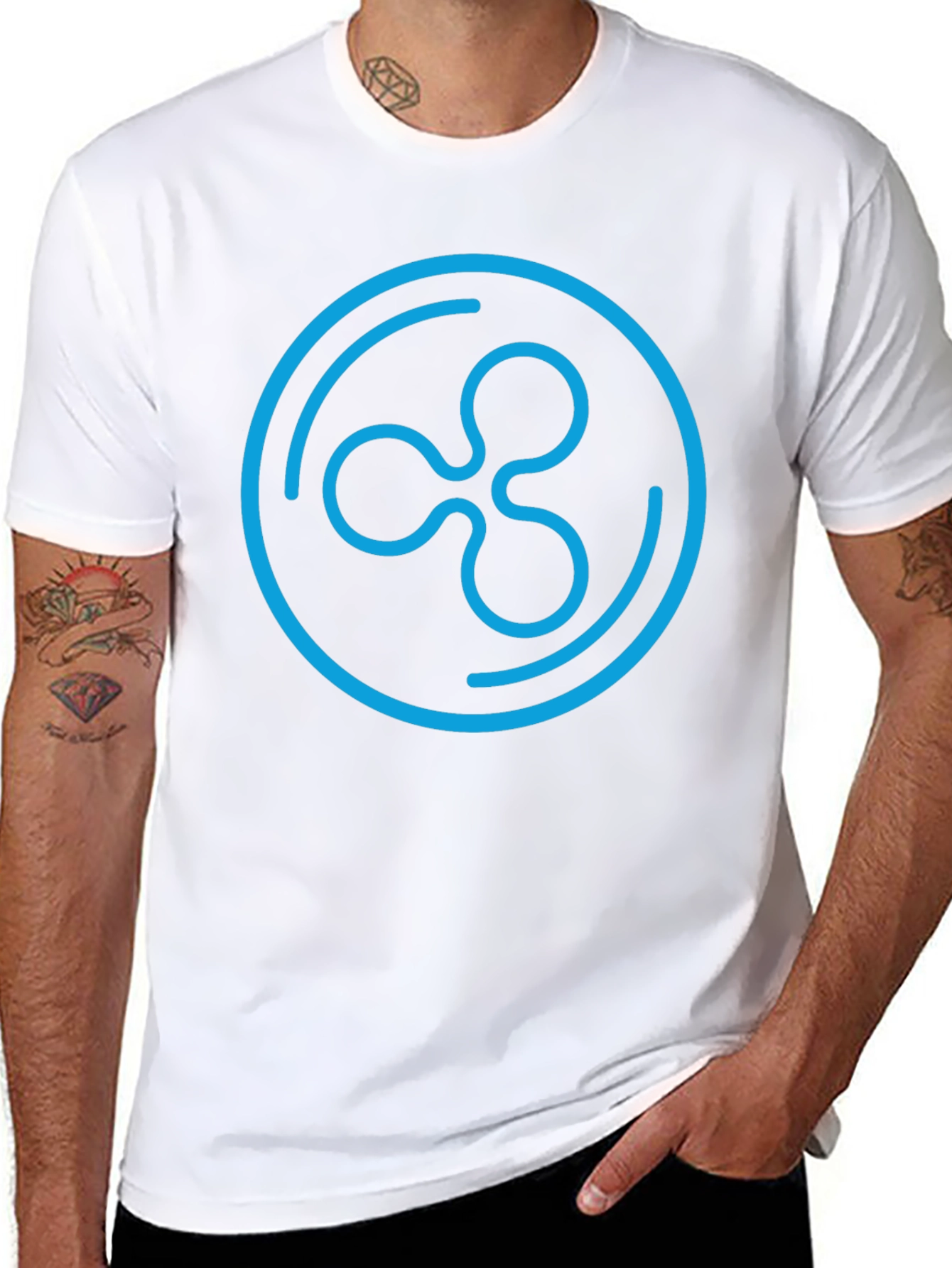 Ripple XRP Crypto T-Shirt - Black