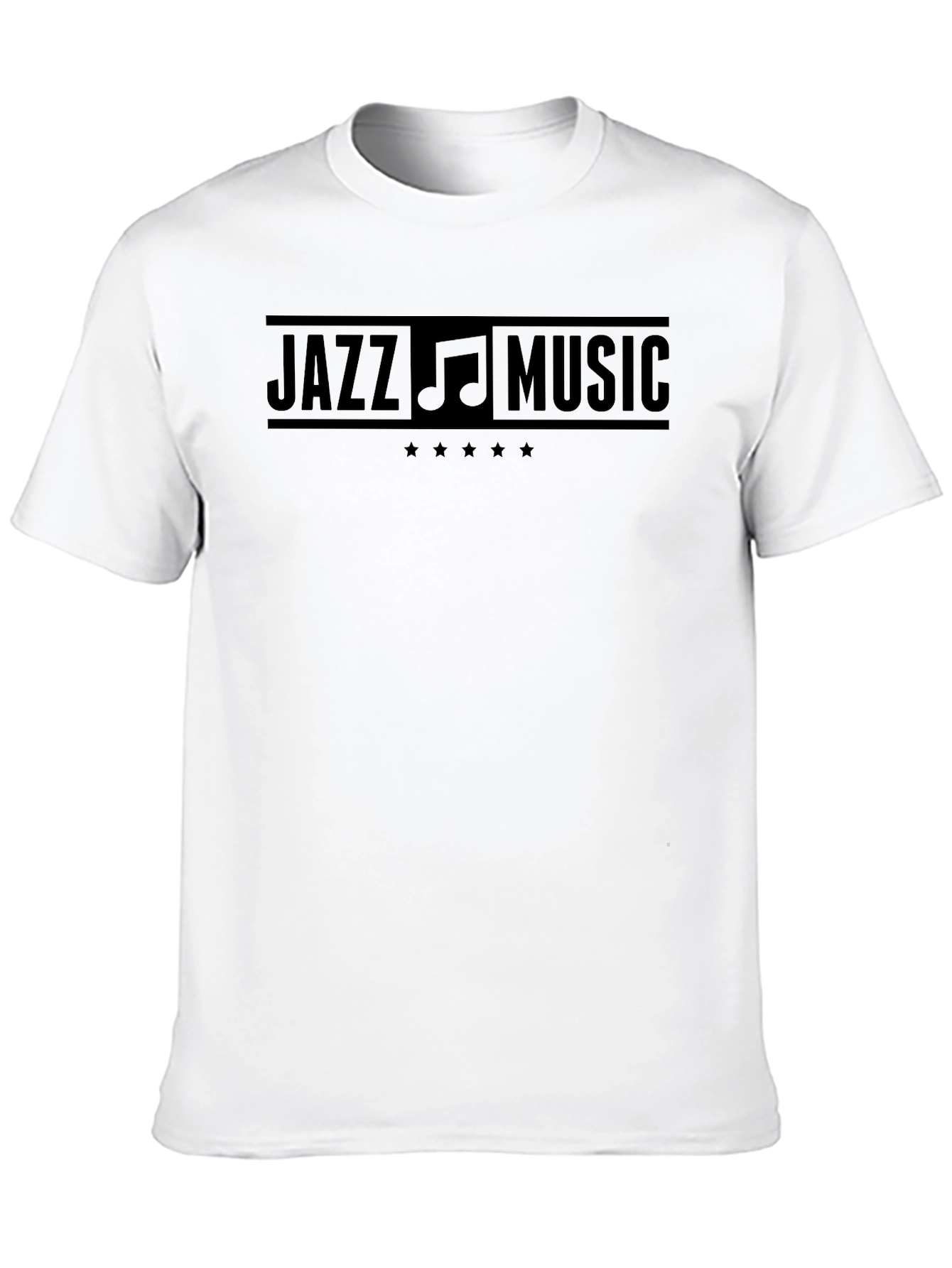 Jazz Music Black Graphic Tee