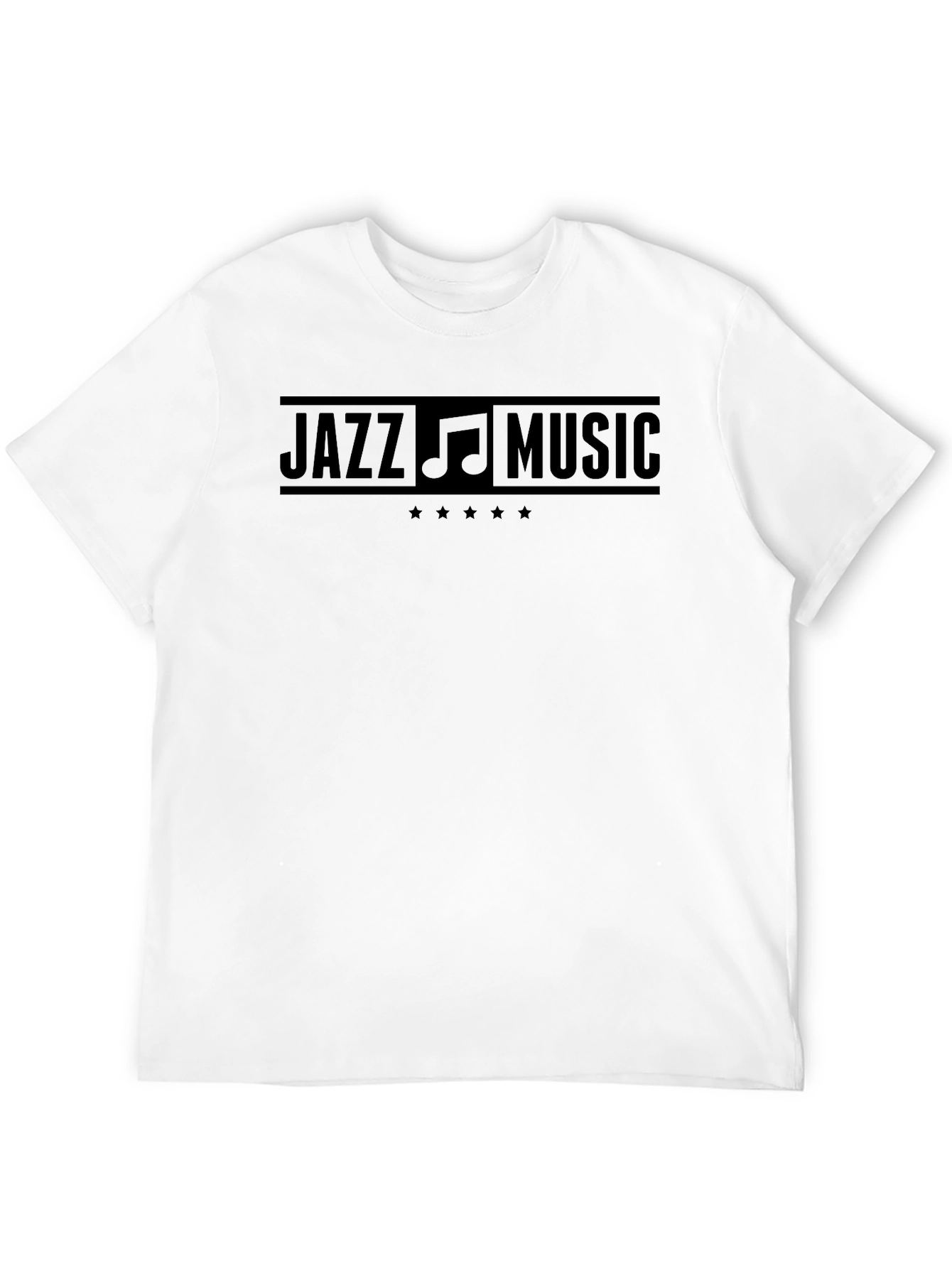 Jazz Music Black Graphic Tee