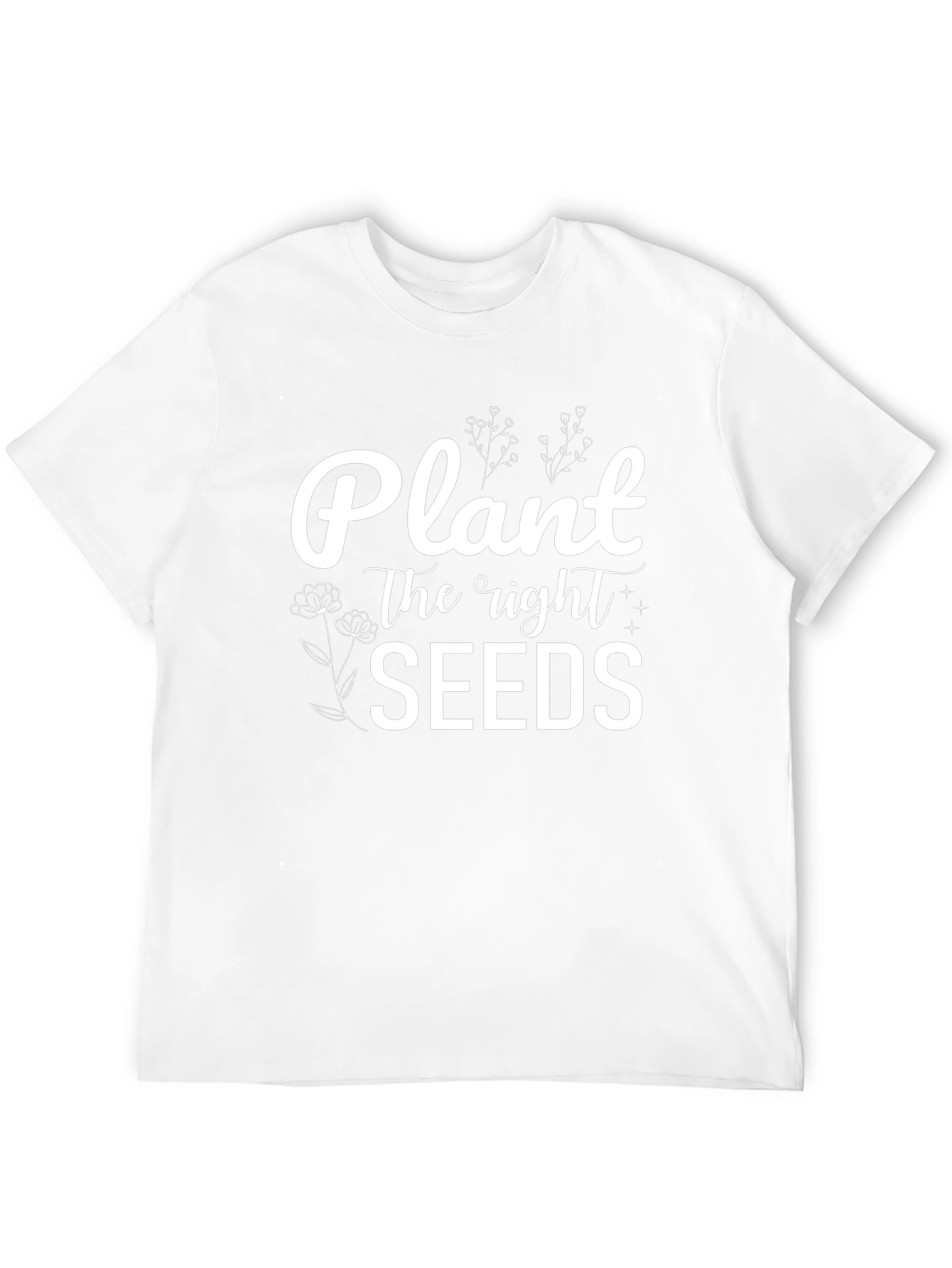 Plant The Right Seeds Graphic Tee - Black