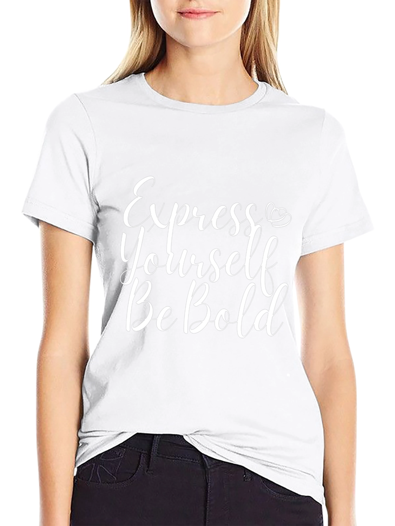 Express Yourself Be Bold Black T-Shirt
