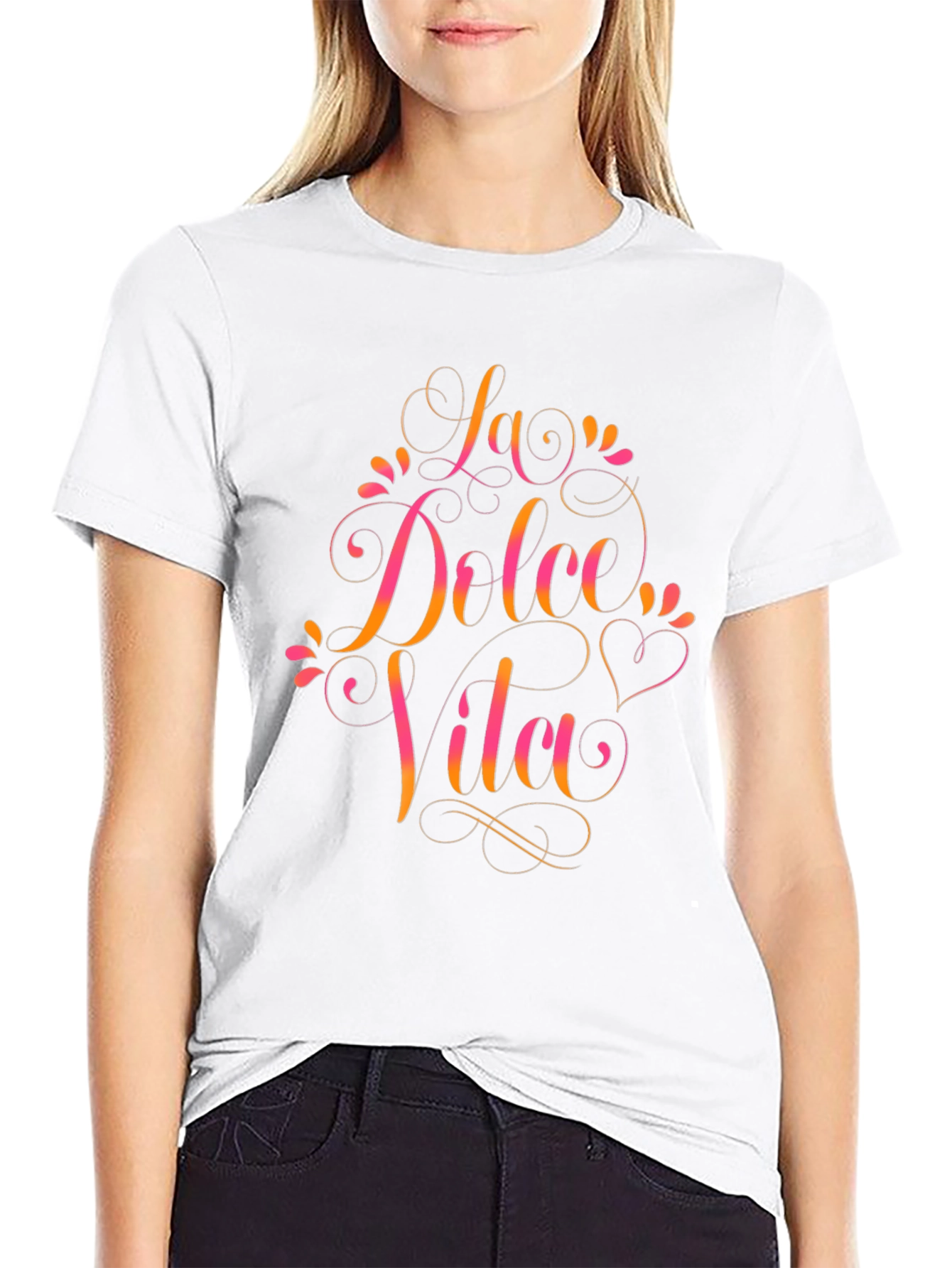 La Dolce Vita Graphic Tee - Trendy Italian Style