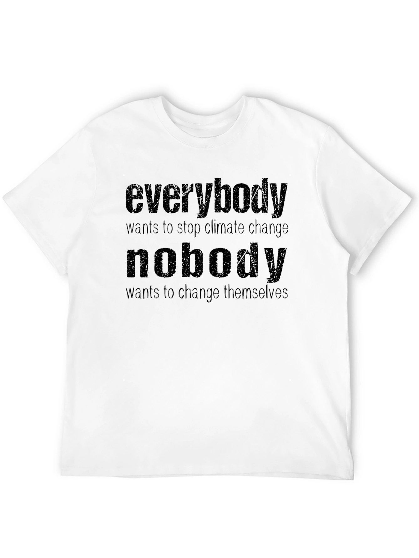 Climate Change Awareness Graphic T-Shirt