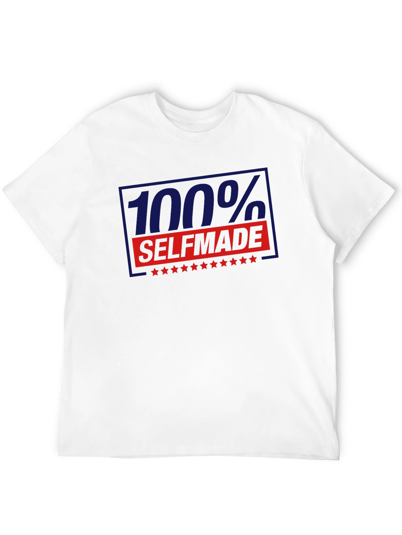 100% Self Made Graphic T-Shirt - Black