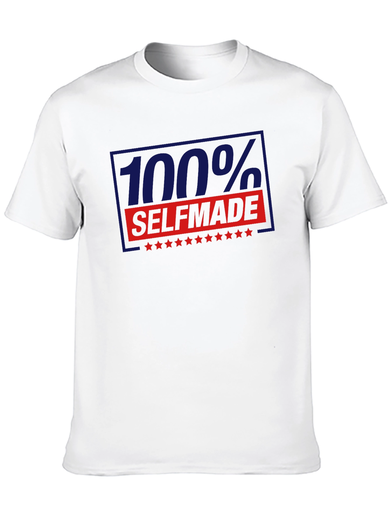 100% Self Made Graphic T-Shirt - Black