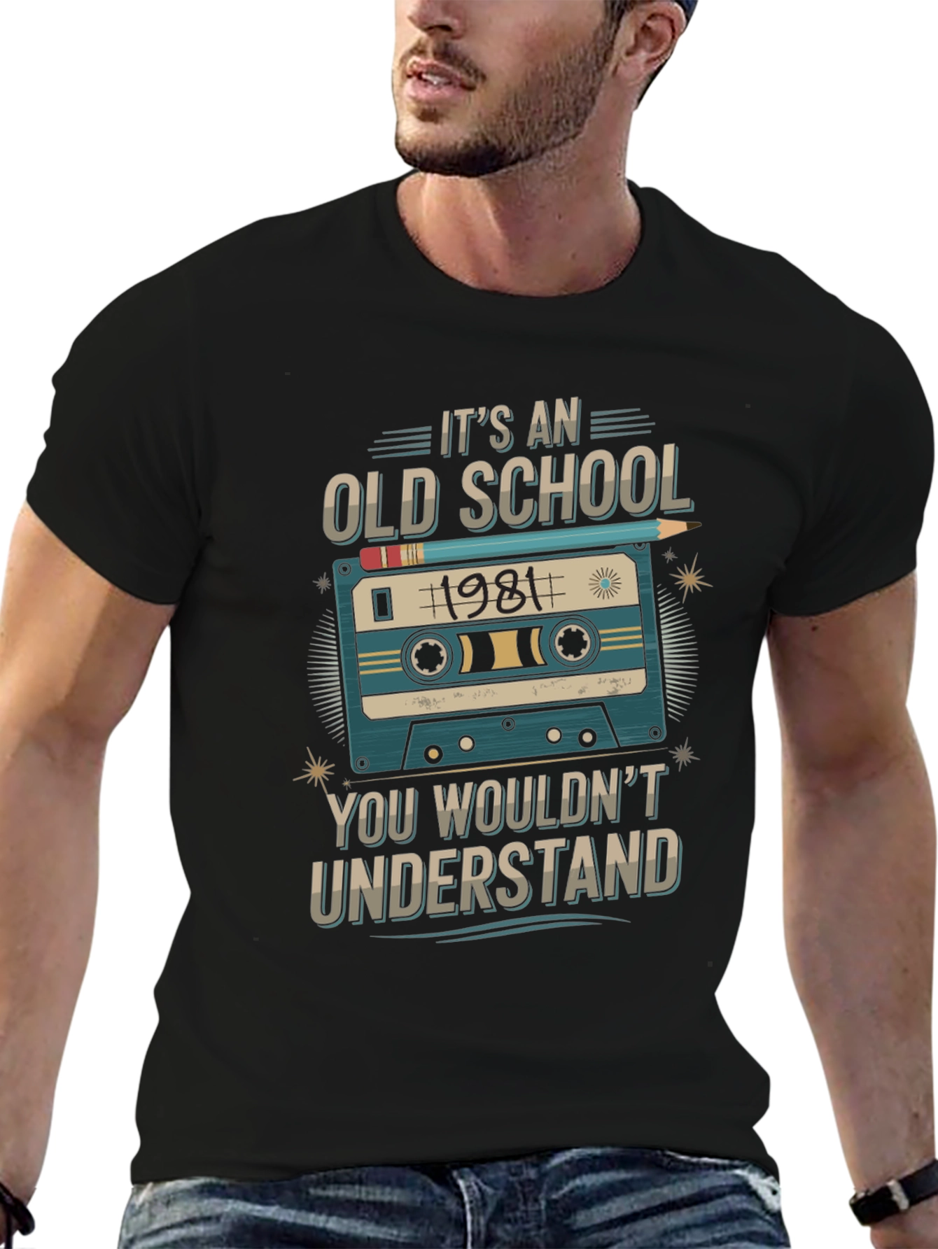 Its An Old School 1981 Graphic Tee