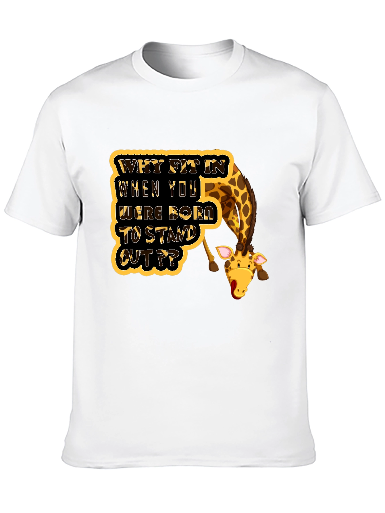 Stand Out Giraffe T-Shirt