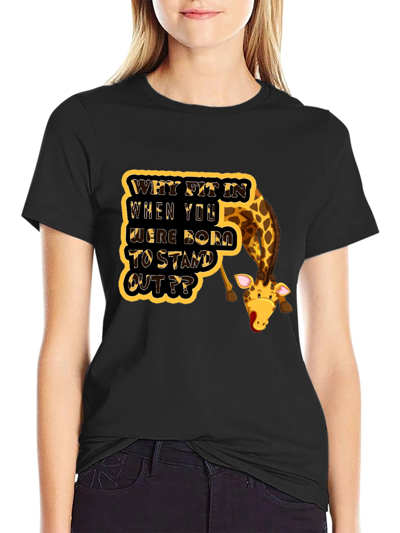Stand Out Giraffe T-Shirt