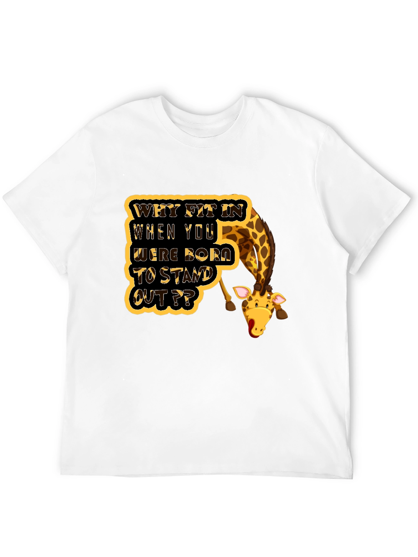Stand Out Giraffe T-Shirt