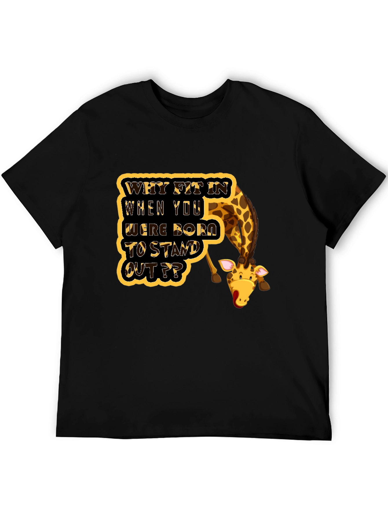 Stand Out Giraffe T-Shirt