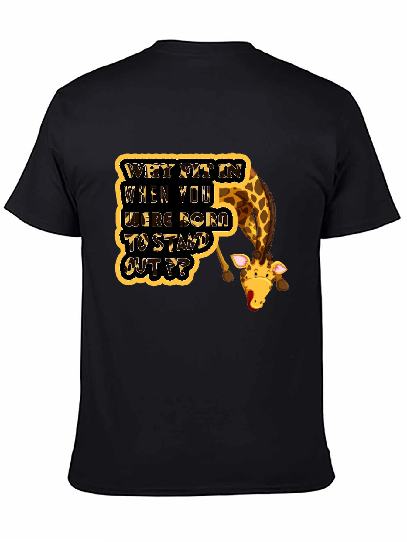 Stand Out Giraffe T-Shirt