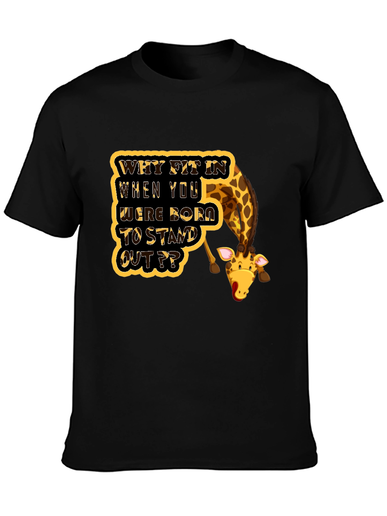 Stand Out Giraffe T-Shirt