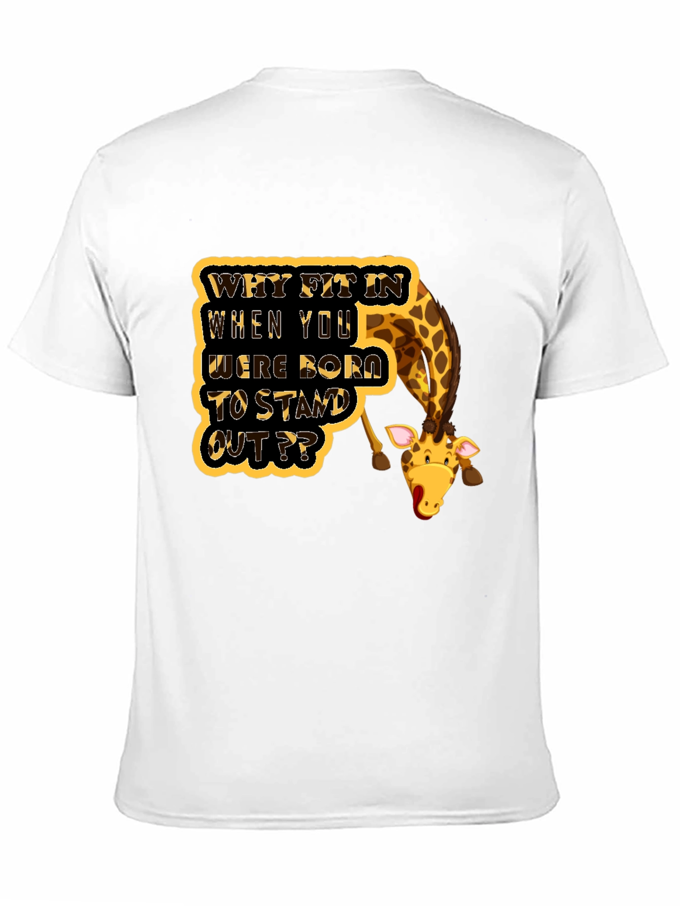 Stand Out Giraffe T-Shirt