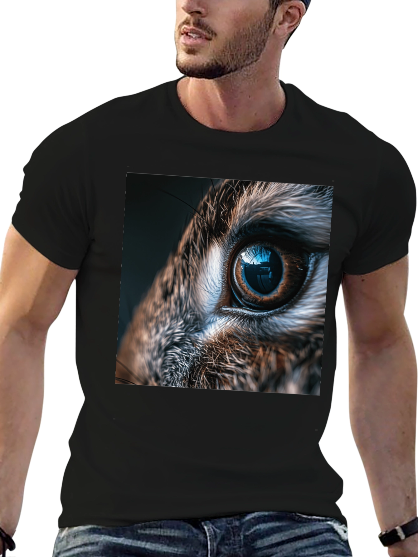 Eye See You Graphic Tee - Black