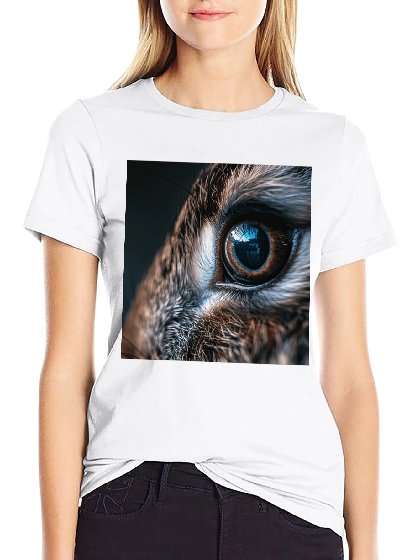 Eye See You Graphic Tee - Black