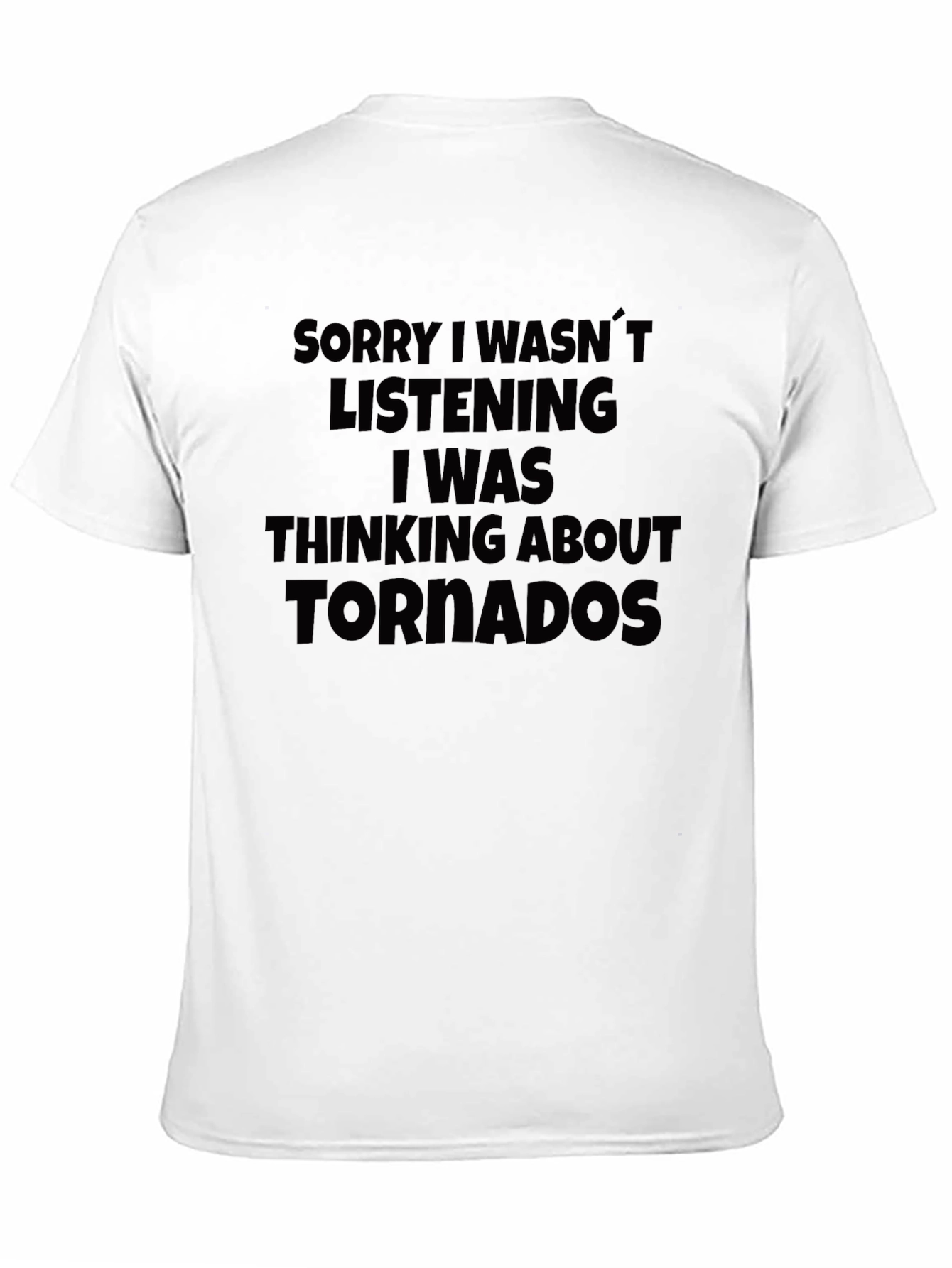 Tornado Obsessed Black T-Shirt - Novelty Tee