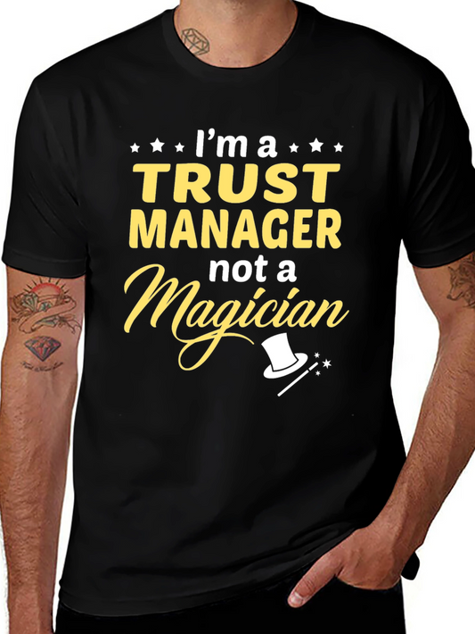Trust Manager Graphic Tee - Novelty Career T-Shirt