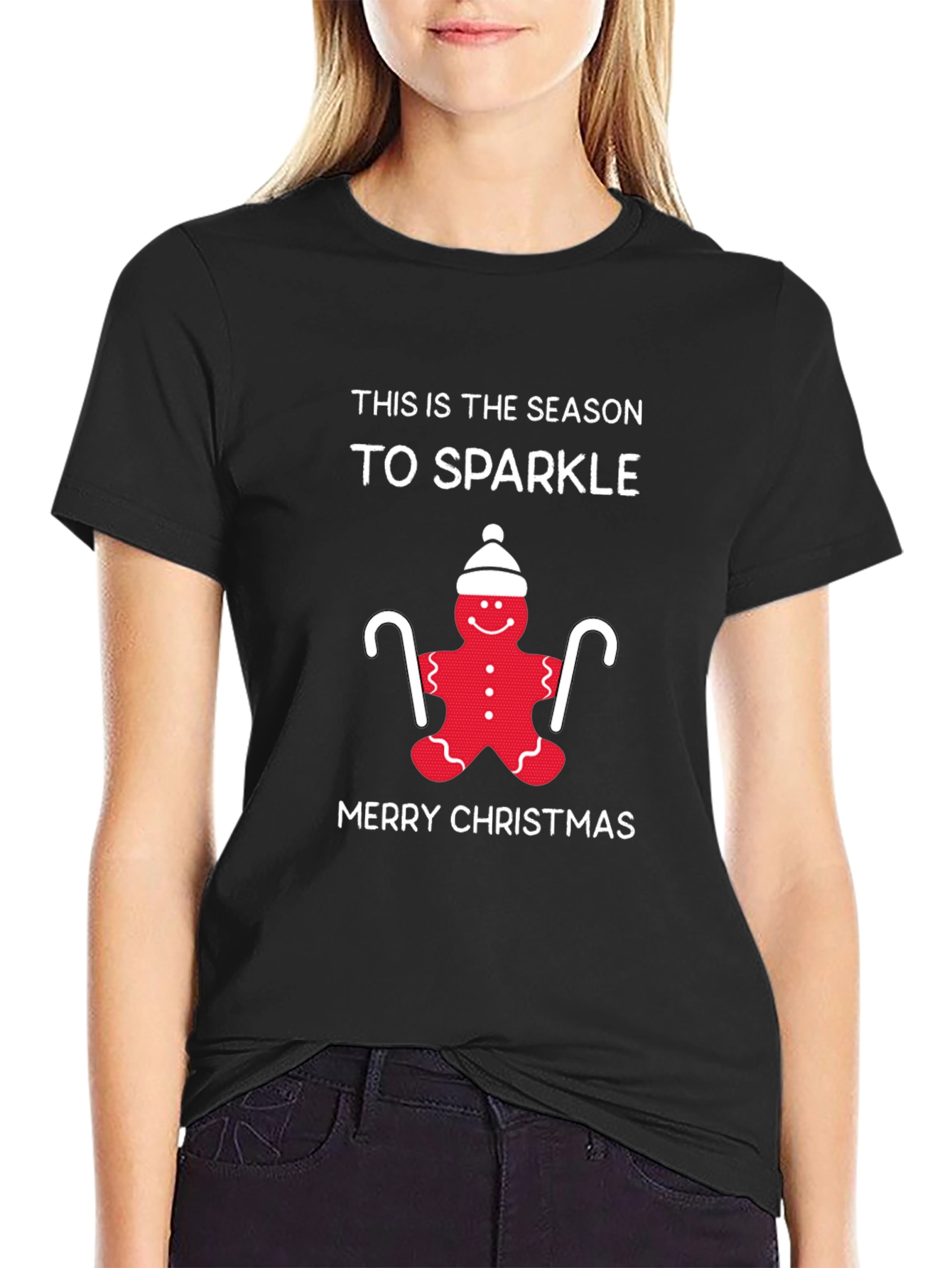 Festive Season Sparkle Christmas T-Shirt