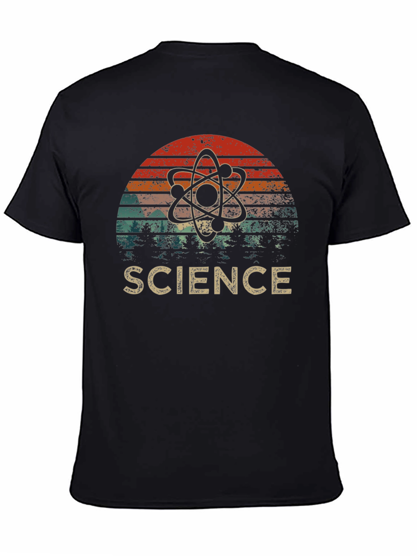 Science Atom Retro T-Shirt - Stylish Geek Apparel
