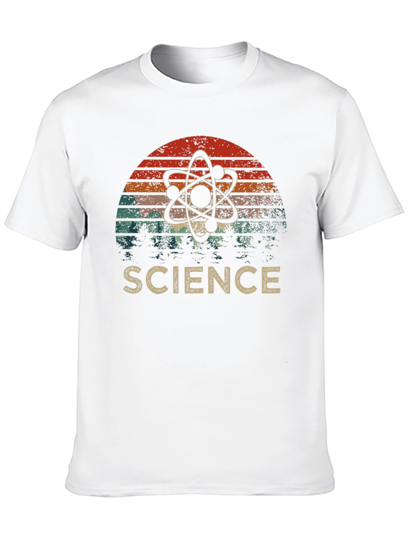 Science Atom Retro T-Shirt - Stylish Geek Apparel