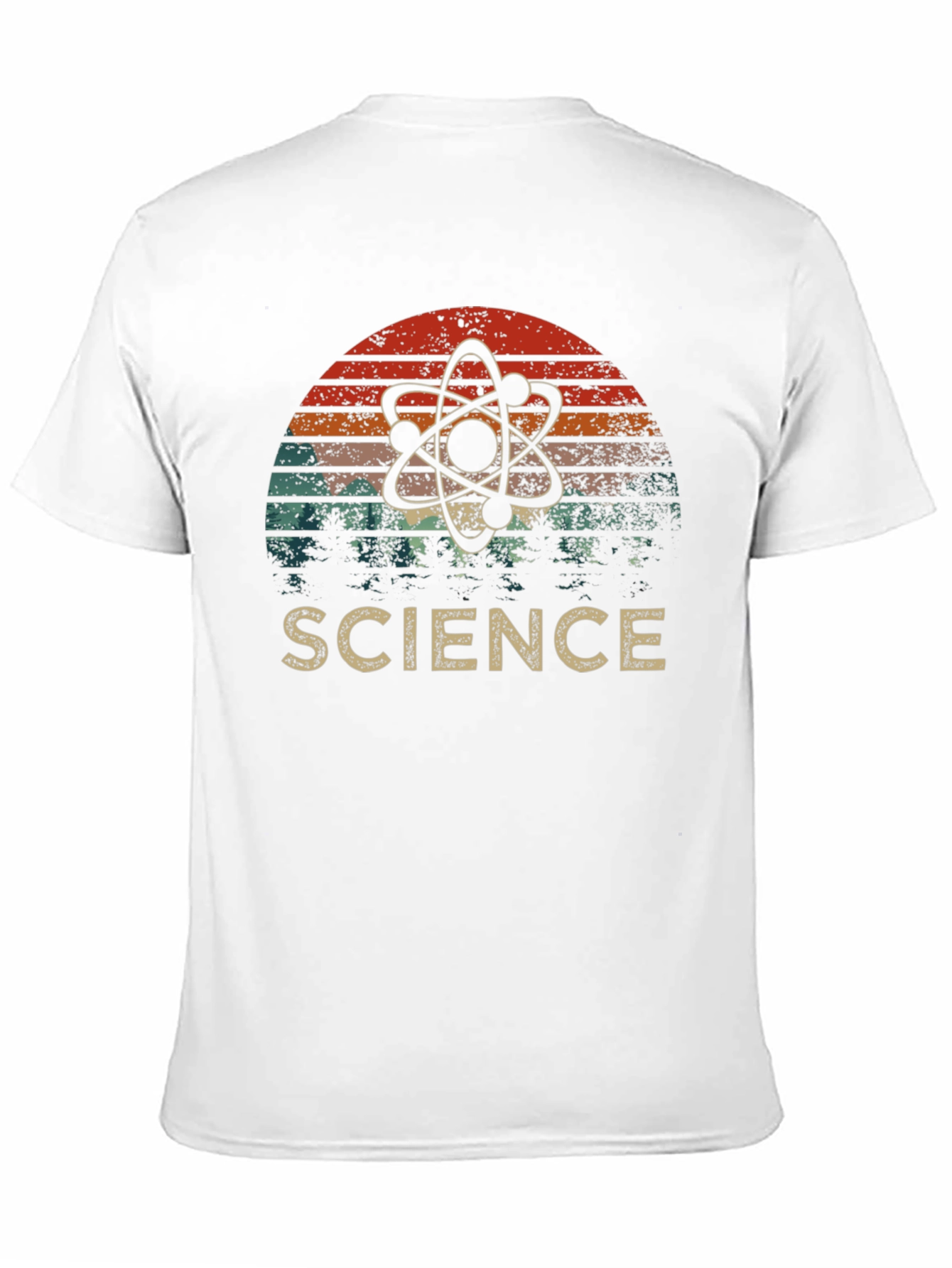 Science Atom Retro T-Shirt - Stylish Geek Apparel