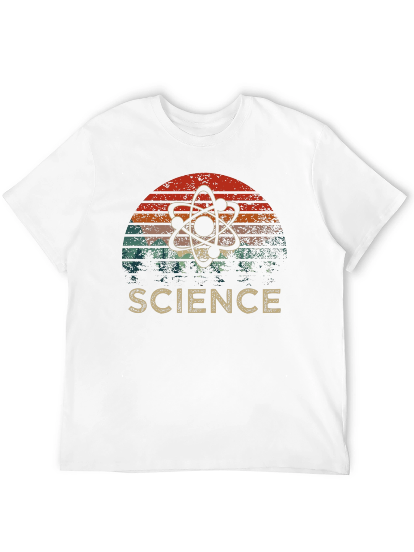 Science Atom Retro T-Shirt - Stylish Geek Apparel
