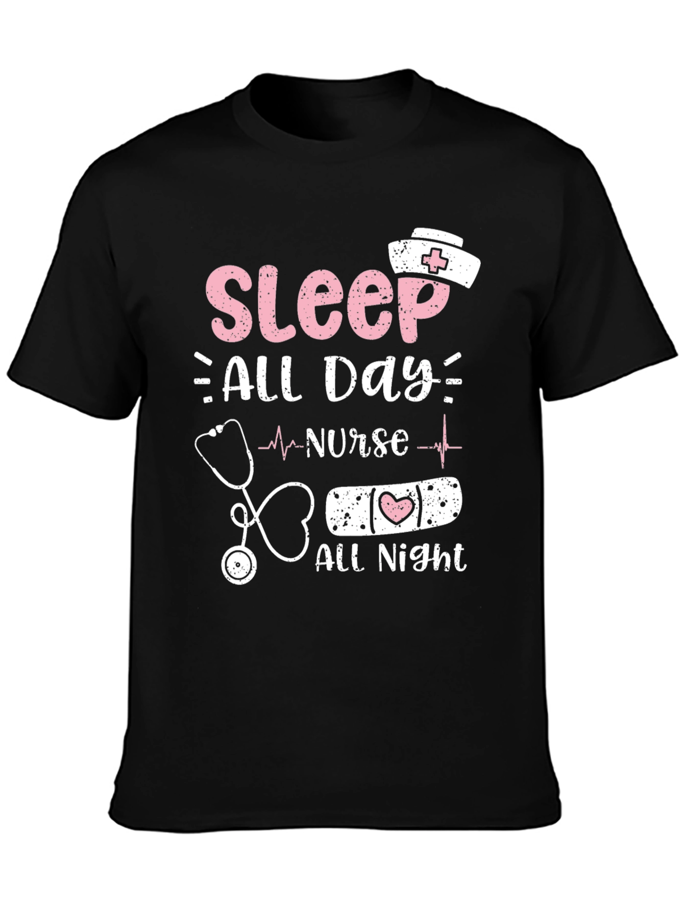Nurse Sleep All Day All Night T-Shirt
