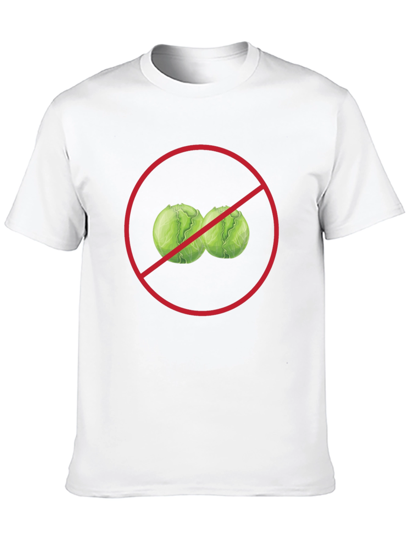 No Cabbage Funny Graphic T-Shirt