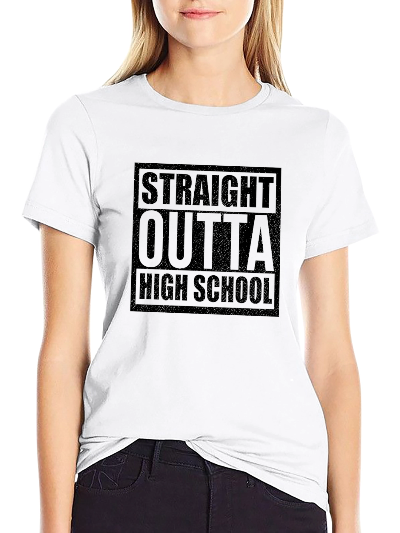 Straight Outta High School T-Shirt Graduation Gift