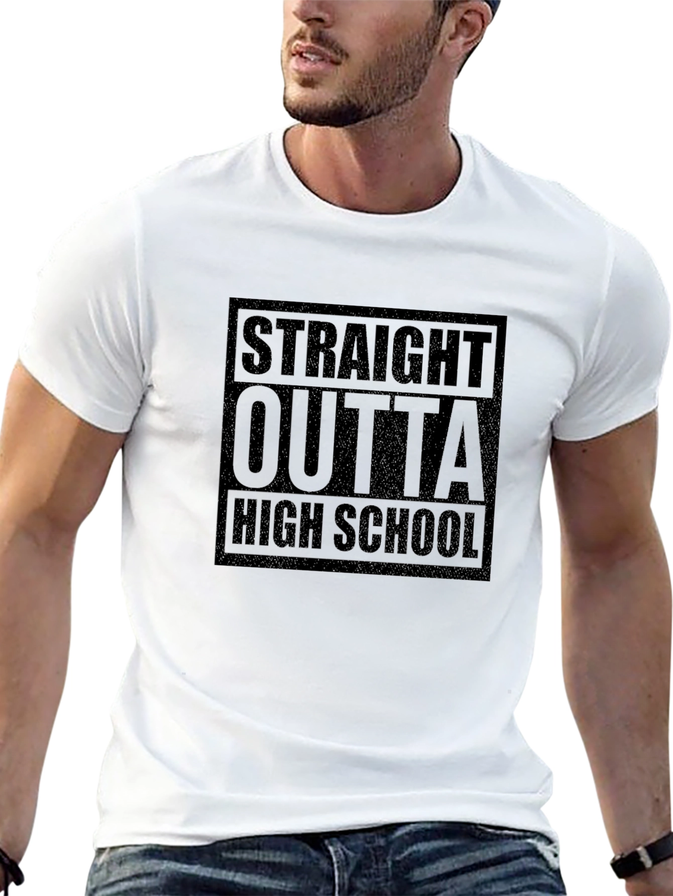 Straight Outta High School T-Shirt Graduation Gift