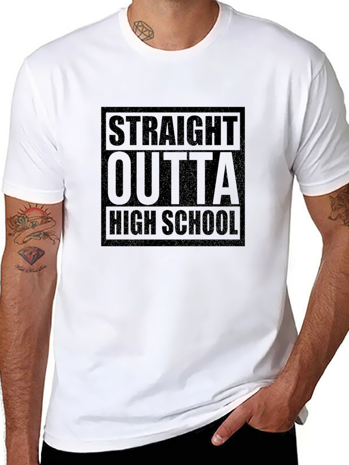 Straight Outta High School T-Shirt Graduation Gift