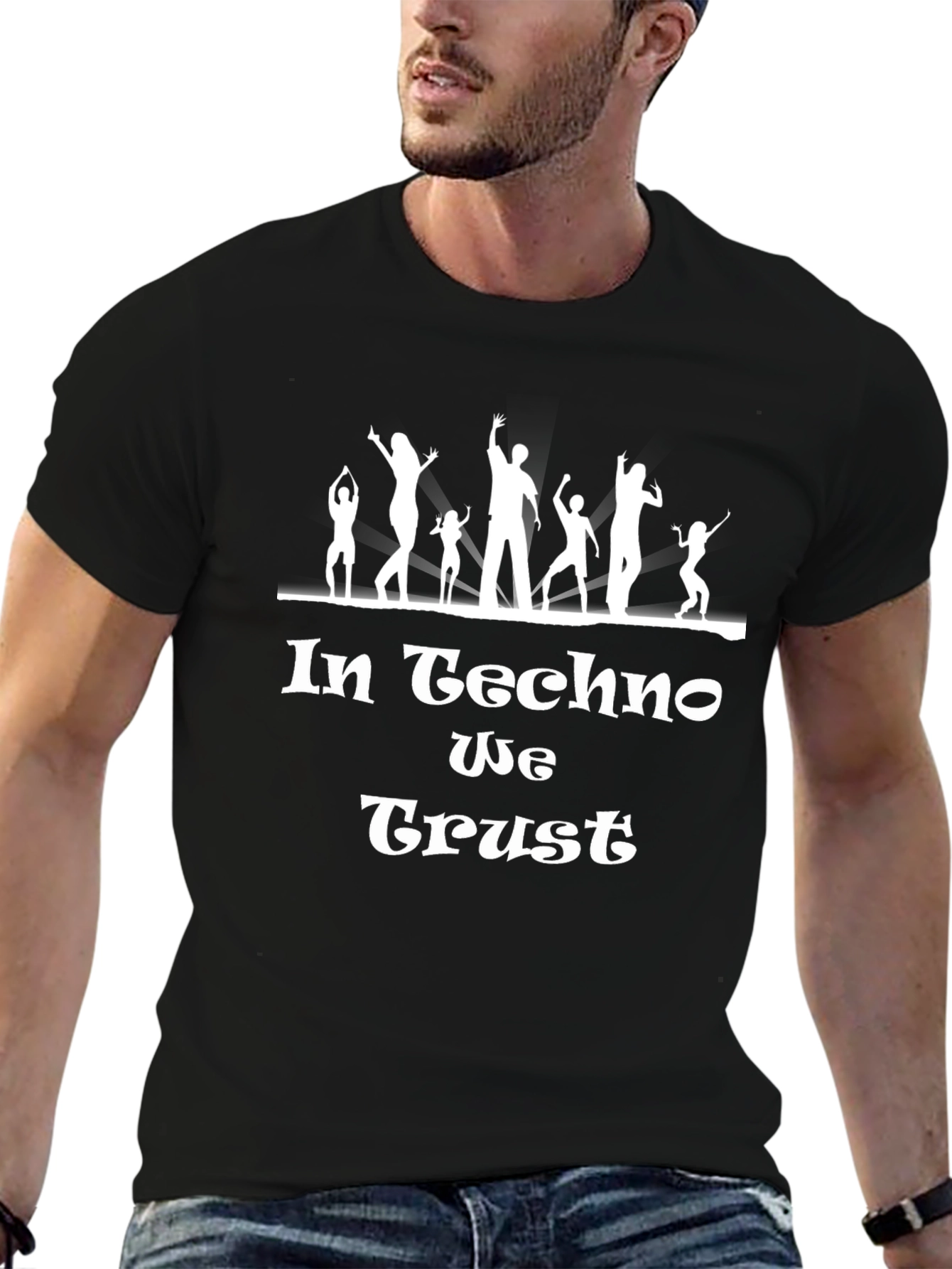 In Techno We Trust Graphic Tee