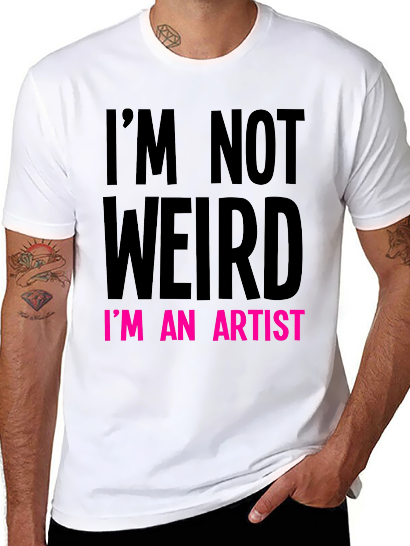 Im Not Weird Im an Artist Graphic Tee