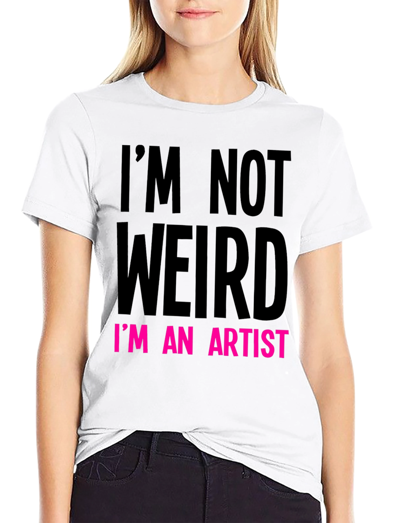 Im Not Weird Im an Artist Graphic Tee