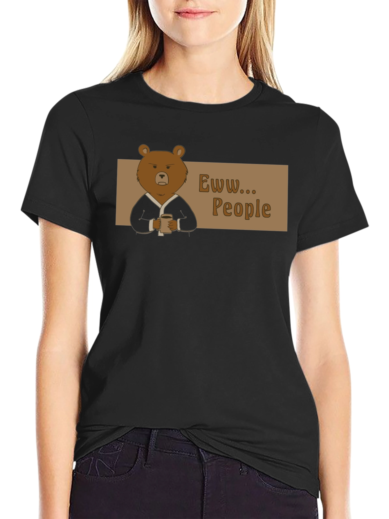 Eww People Bear Graphic Tee