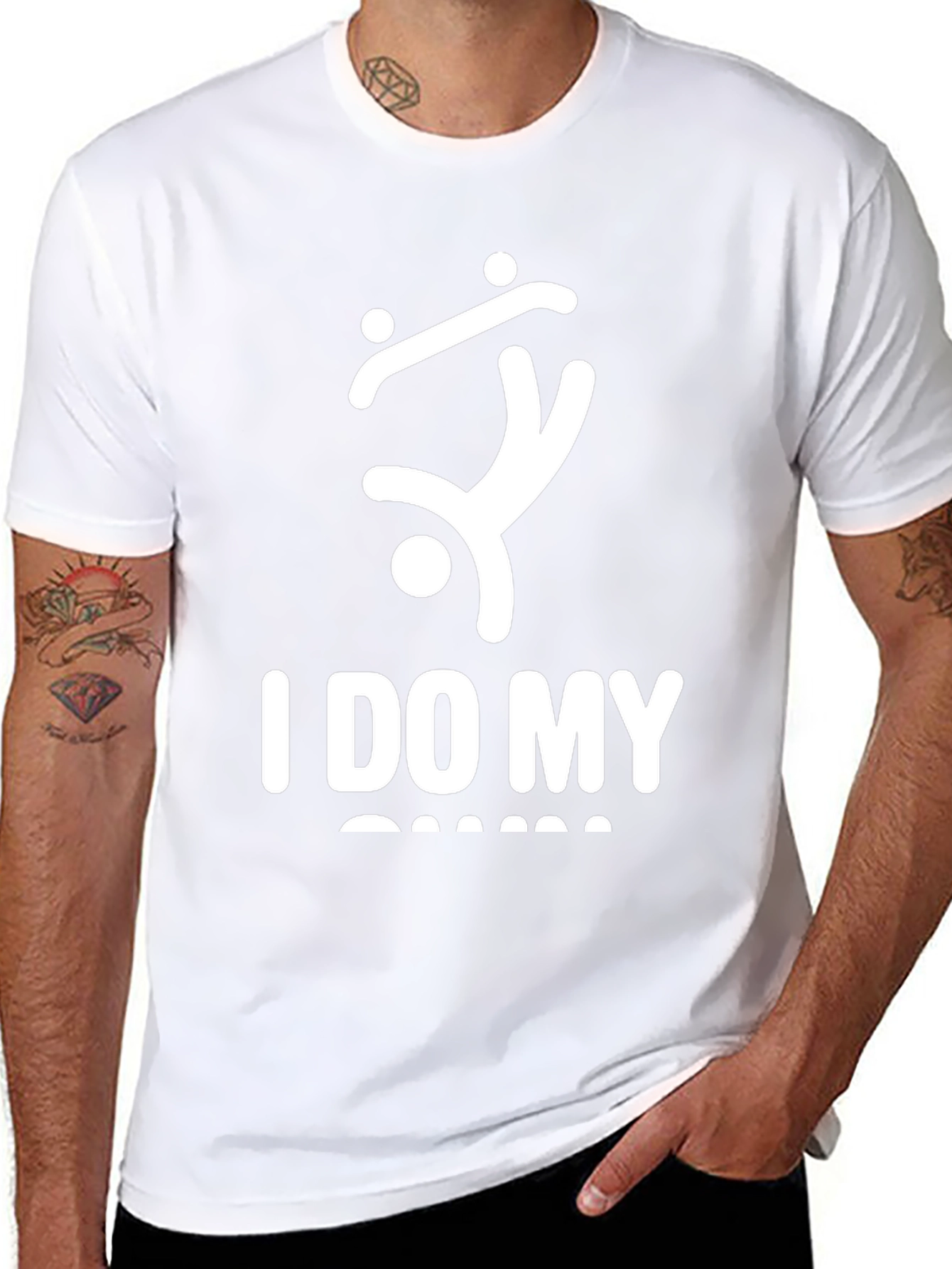 I Do My Own Stunts T-Shirt Funny Graphic Tee