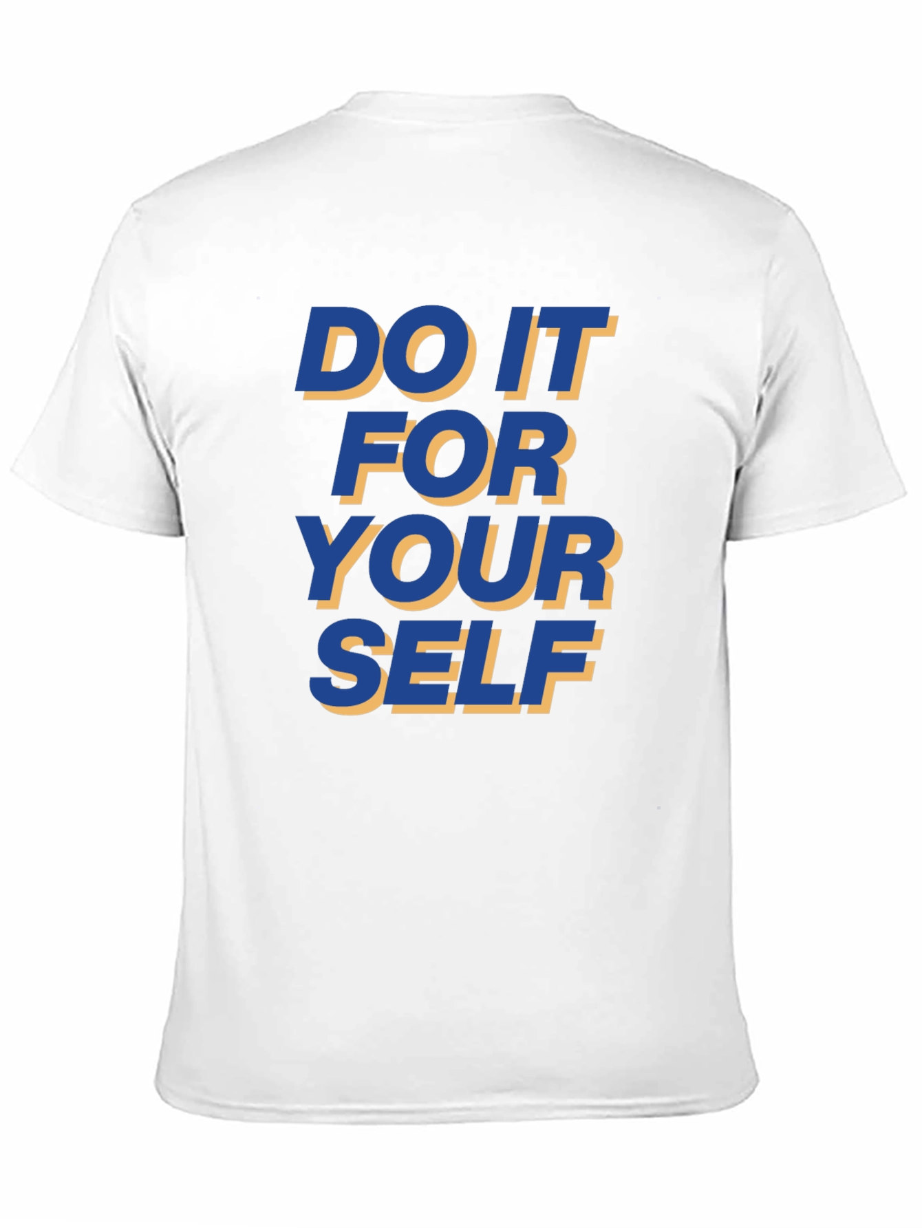 Motivational Black T-Shirt - Do It For Yourself