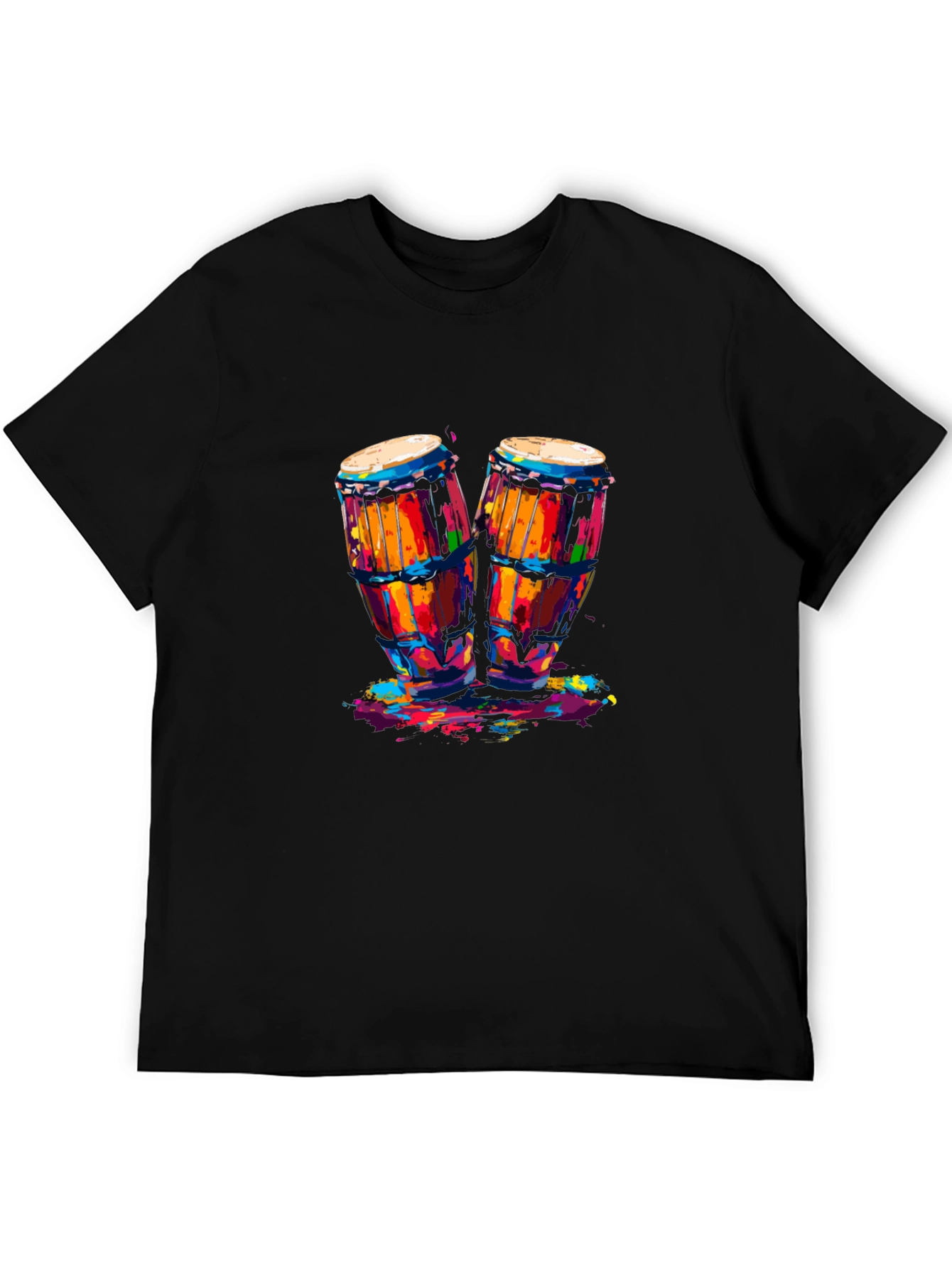 Colorful Drum Graphic Tee