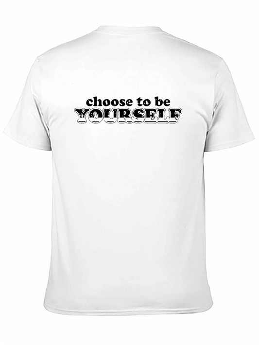 Choose To Be Yourself Black T-Shirt