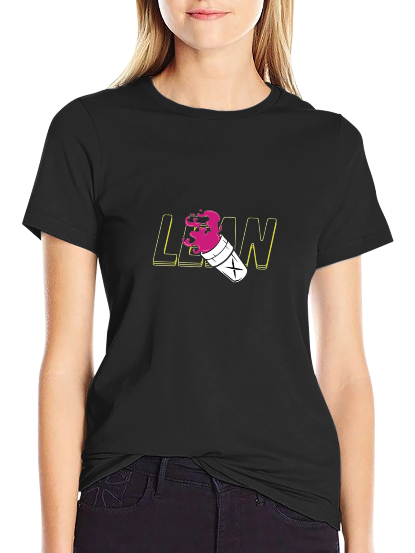 Lean T-Shirt - Black Graphic Tee