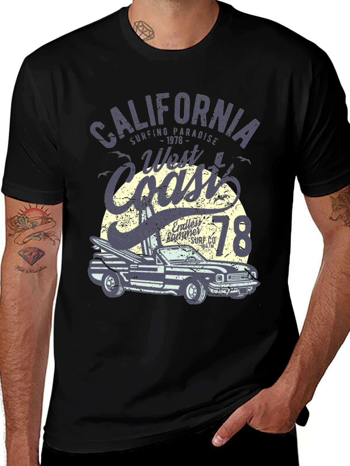 California West Coast Surf T-Shirt