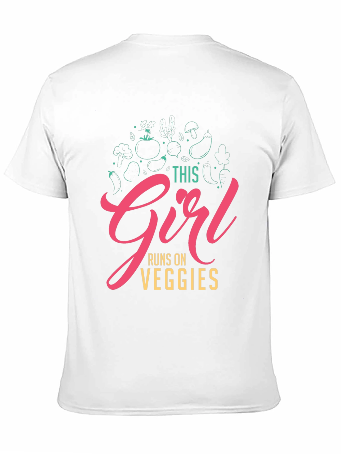 This Girl Runs on Veggies T-Shirt - Vegan Fashion