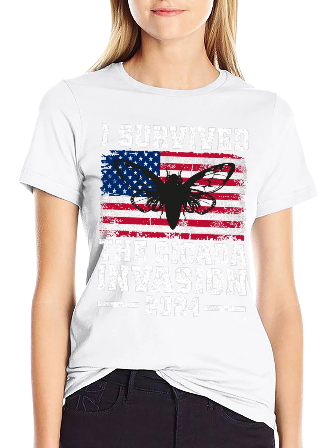 I Survived Cicada Invasion 2024 T-Shirt