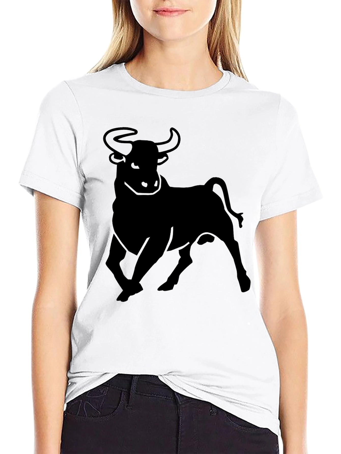 Black Bull Graphic Tee - Mens Casual Shirt