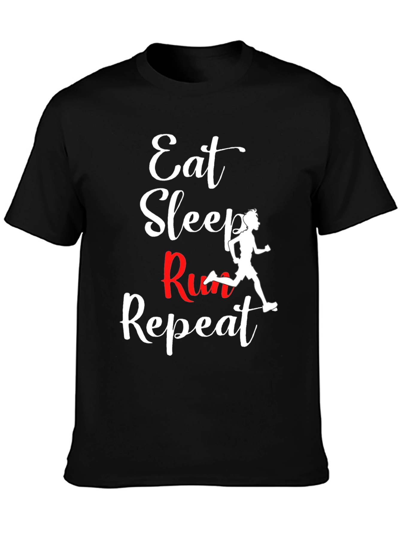 Eat Sleep Run Repeat Graphic Tee