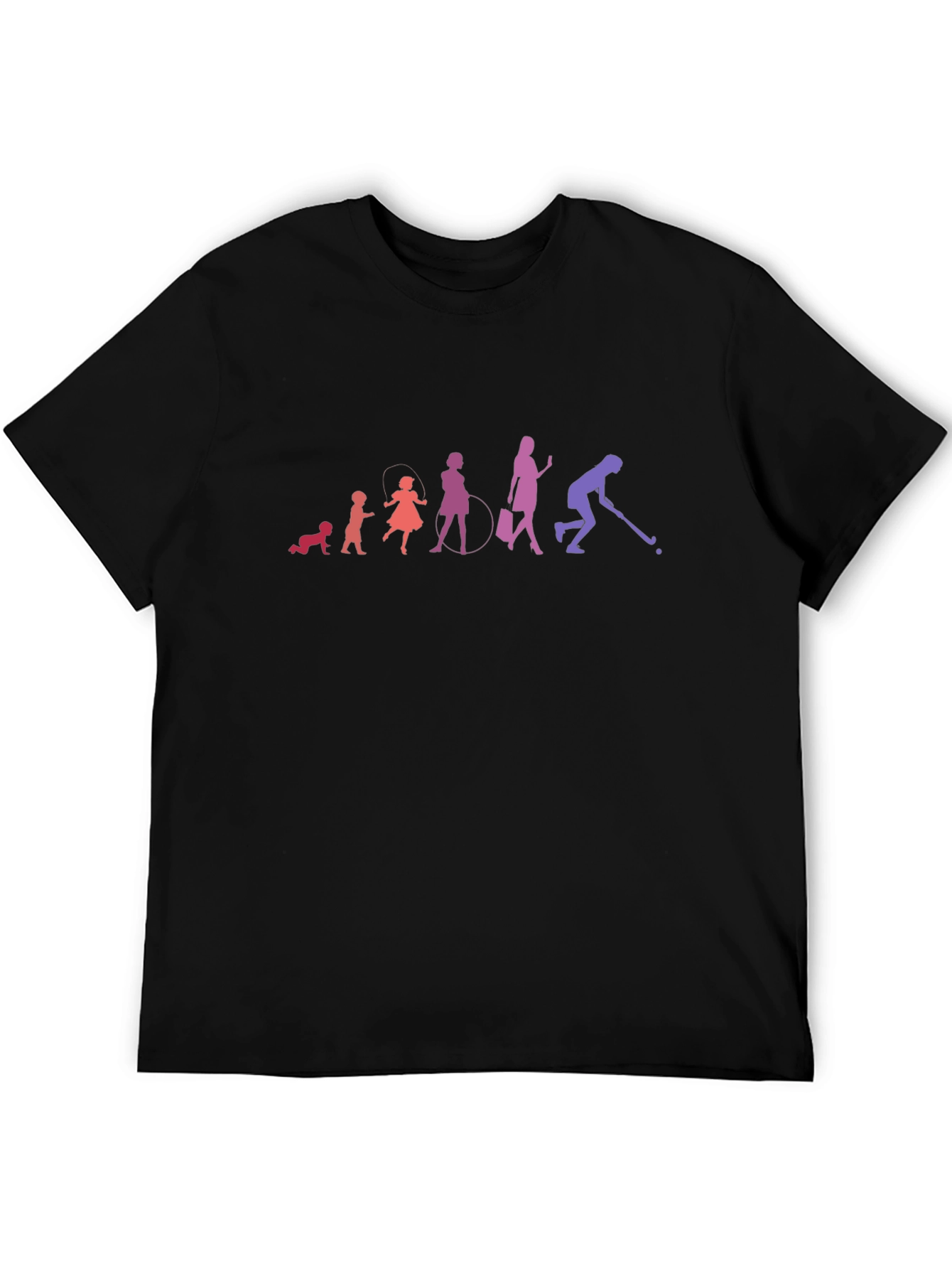 Evolution of a Hockey Player T-Shirt