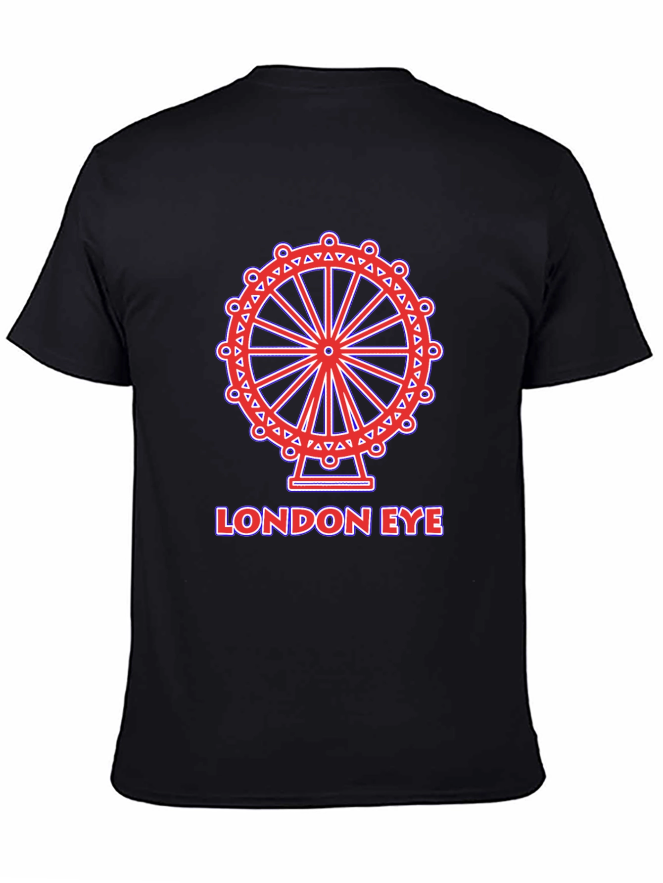 London Eye Graphic Tee - Stylish Black T-Shirt