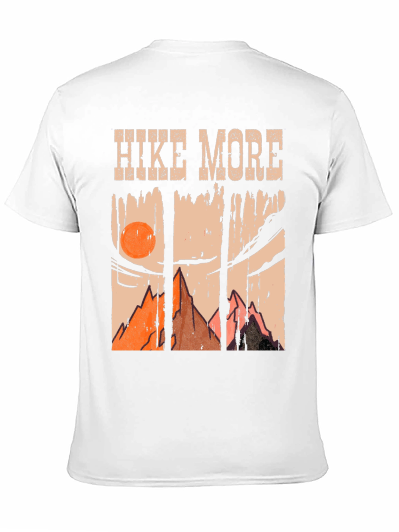 Hike More Mountain Scene Graphic T-Shirt