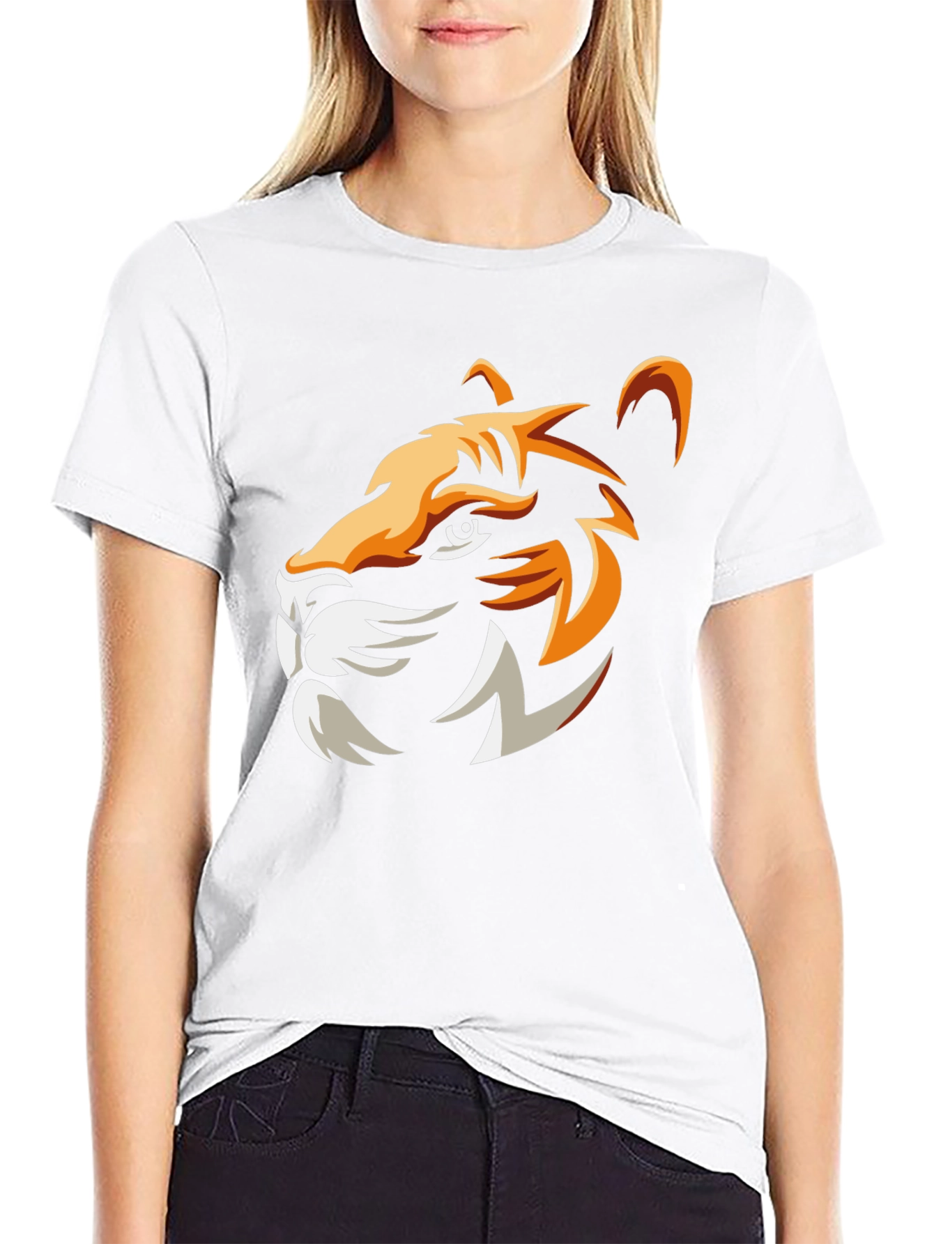 Tiger Graphic Black T-Shirt - Stylish Mens Tee