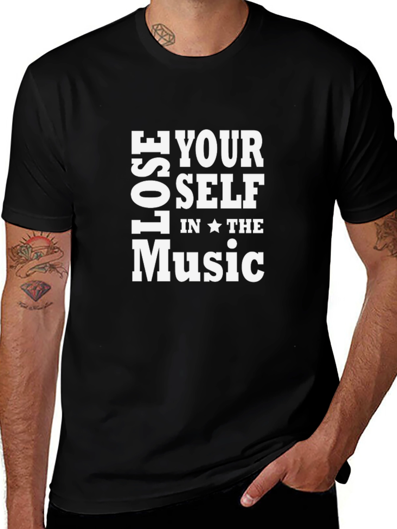 Lose Yourself in The Music Graphic Tee